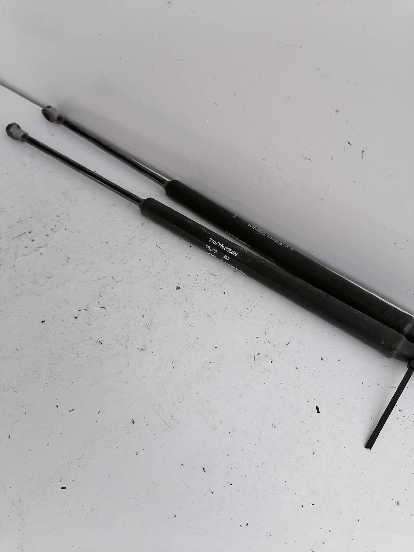 Asta ammortizzante portello post. sx.